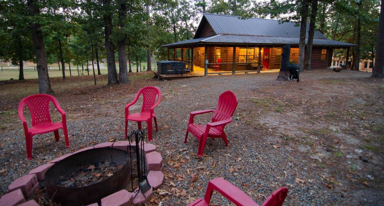 Shine On Harvest Moon W Bbq Villa Broken Bow Esterno foto
